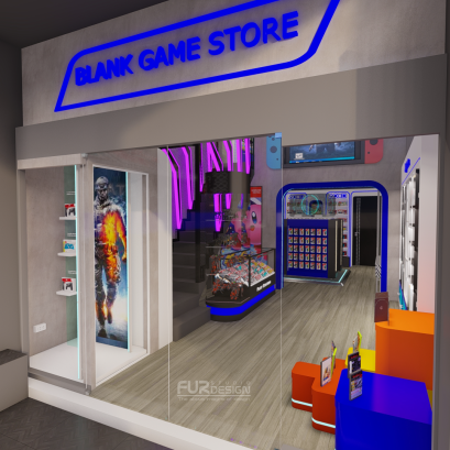 ออกแบบ ผลิต และติดตั้งร้าน : ร้าน Blank GameStore Shop เอกมัย กทม.